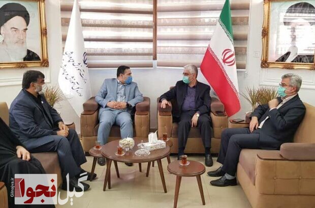 دیدار شهردار و اعضای شورای اسلامی شهر با مهندس محمد رحمتی مدیر کل آموزش و پرورش استان گیلان