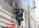 مهار آتش سوزی یک واحد آپارتمانی در شهر رشت